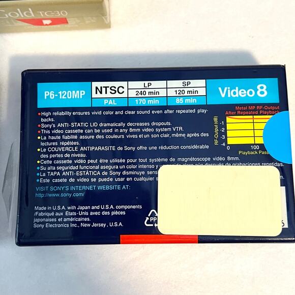 Vintage Recordable Blank Audio/Video Cassette Tapes Bundle - Picture 6 of 6